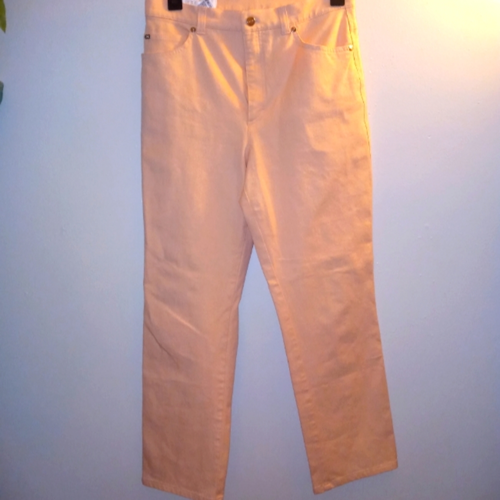 Escada Size US 8 (38 EU) Peach Jeans